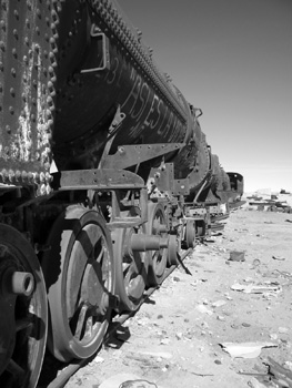 Eisenbahnfriedhof Salar de Uyuni
