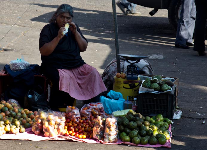 A market-Lady in Patzcuaro