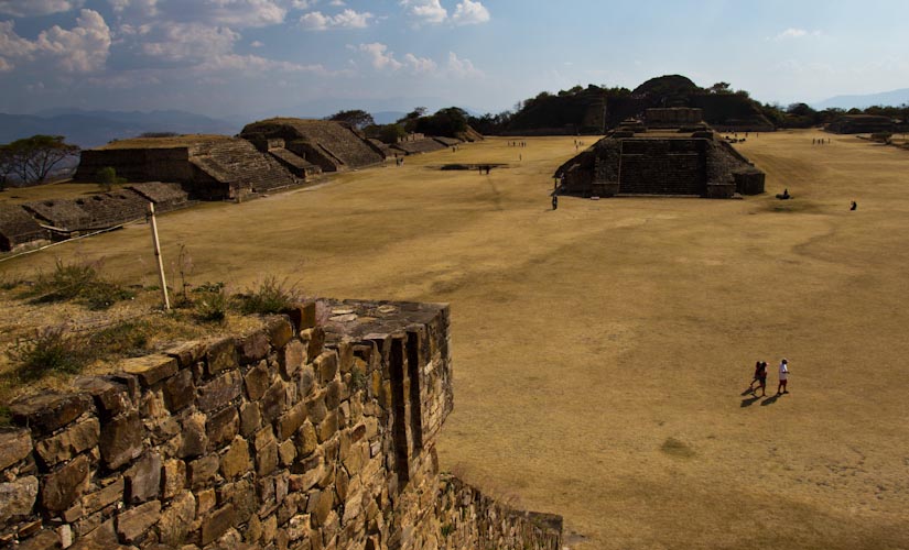 The ruins of Monte Alban
