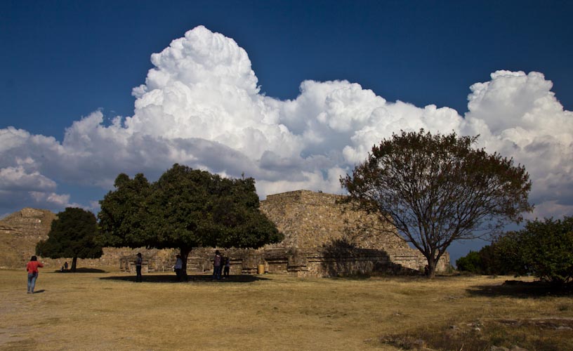 The ruins of Monte Alban