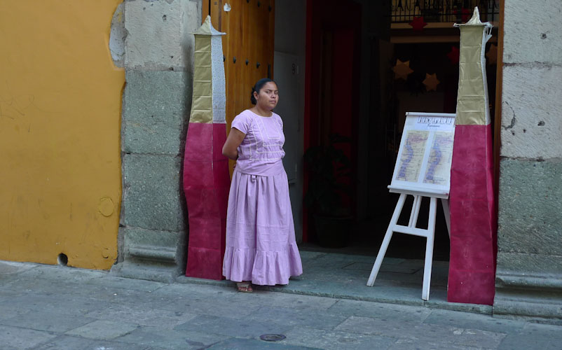 In the streets of Oaxaca