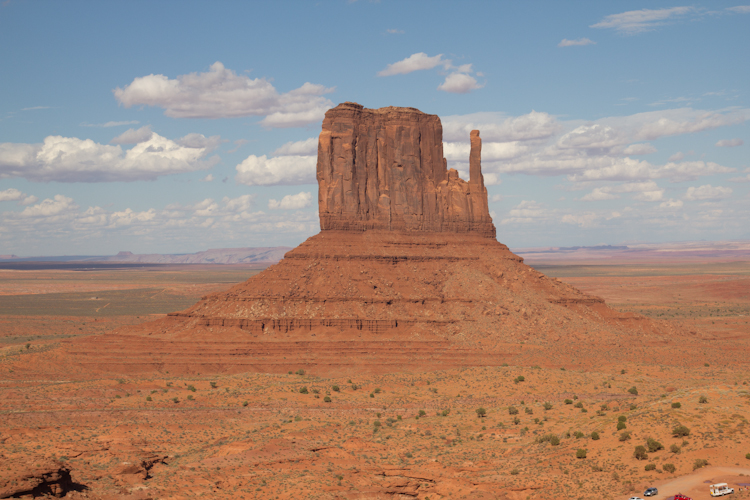 Monument Valley in the evening