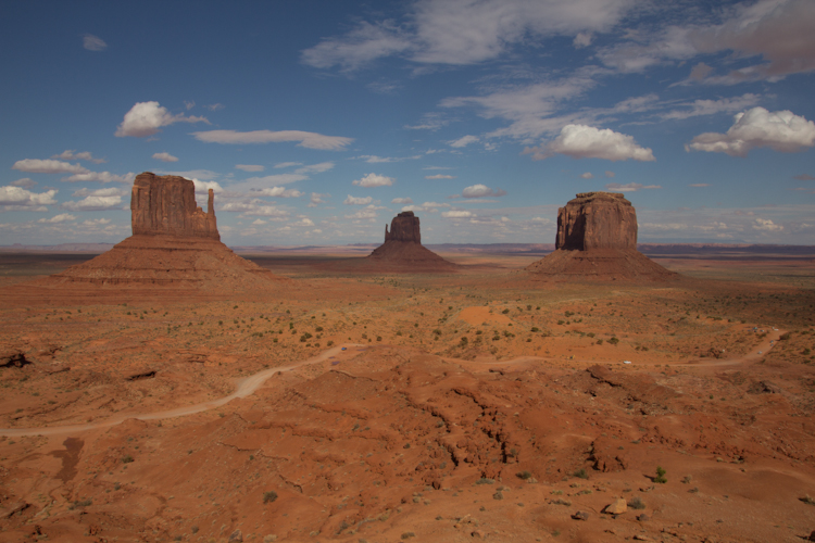 Monument Valley in the evening
