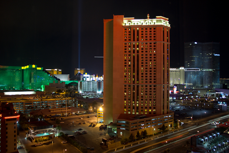 View on the strip