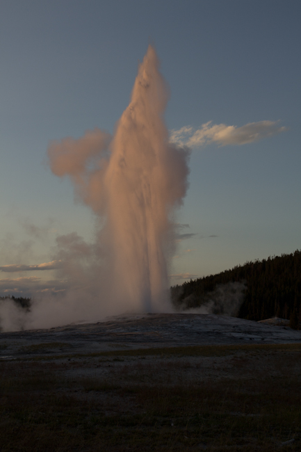 Old Faithful ... in time
