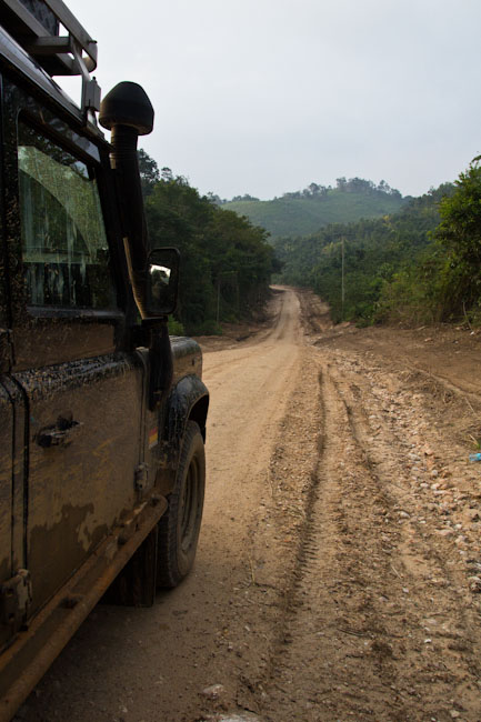 A side road in Belize