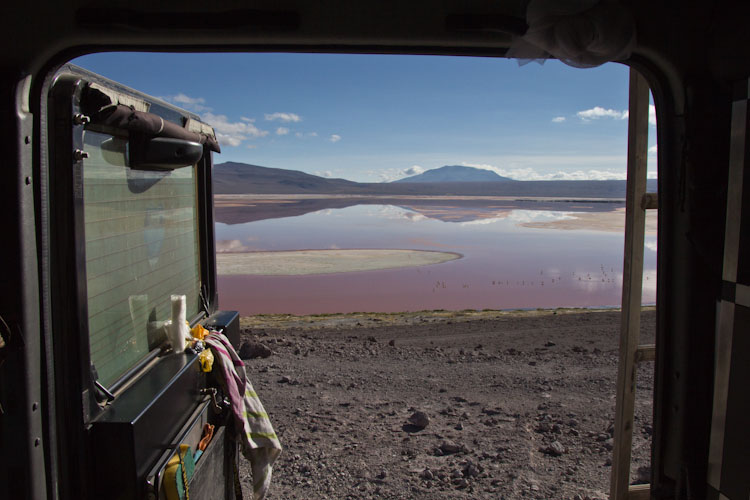 Bolivia: Altiplano - Lagoon Colorada: room with a view