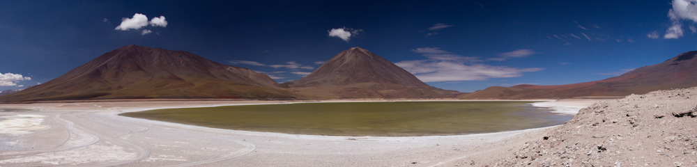 Bolivia: Altiplano - Lagoon Verde: brown in the morning