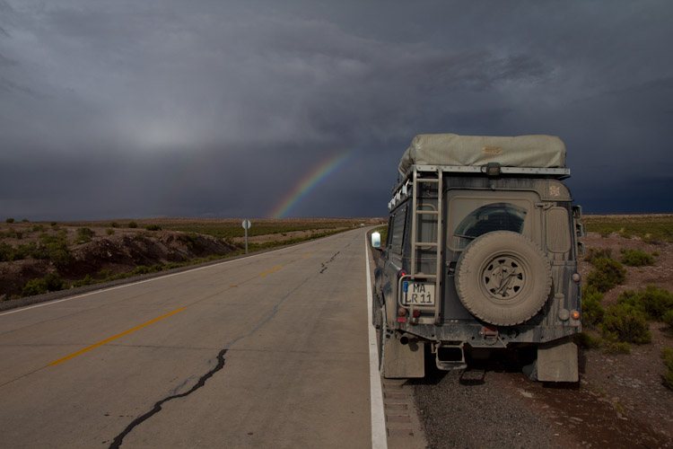 Bolivia: Pilsag to Oruro - rainbow time