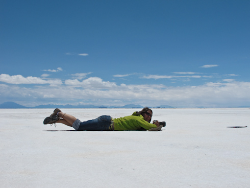 Bolivia: Salar de Uyuni - taking pictures