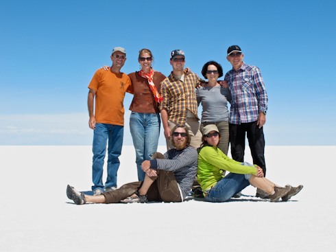 Bolivia: Salar de Uyuni - "the group"