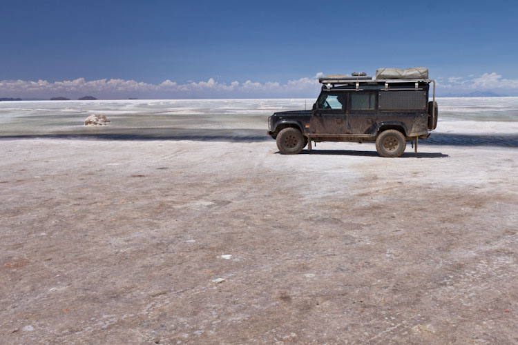 Bolivia: Salar de Uyuni - beginning of the salt flat