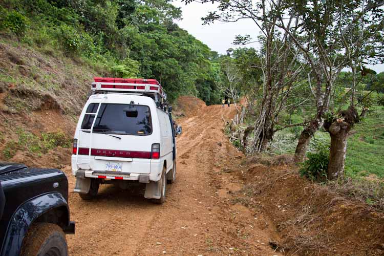 Costa Rica: Central Highlands - Close to Coleitas: bad roads