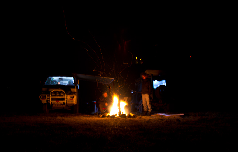 Costa Rica: Central Highlands - Cerro de la Muerte: Campfire