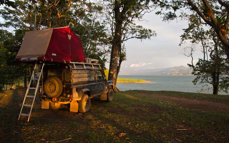 Costa Rica: Central Highlands - Nuevo Arenal: Campsite
