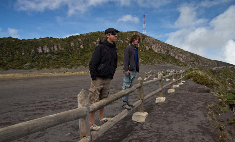 Costa Rica: Central Highlands - NP Irazu: Stefan and Felix