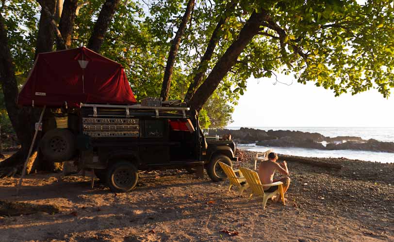 Costa Rica: Peninsula de Nicoya - Playa Mal Pais: Campsite