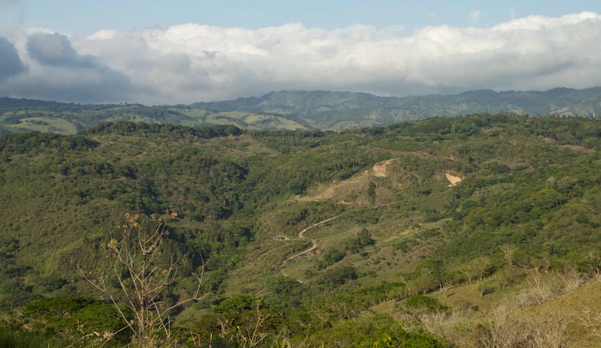Costa Rica: somewhere in the central Highlands on the way to Santa Elena
