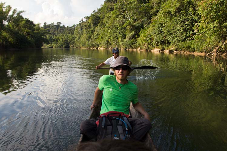 Ecuador: Mishualli - Jatun Sacha: logboat ride