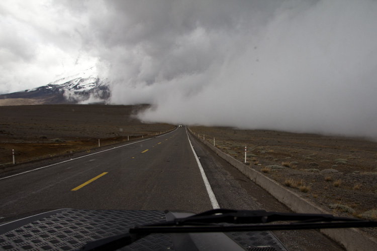 Ecuador: NP Chimborazo - bad weather