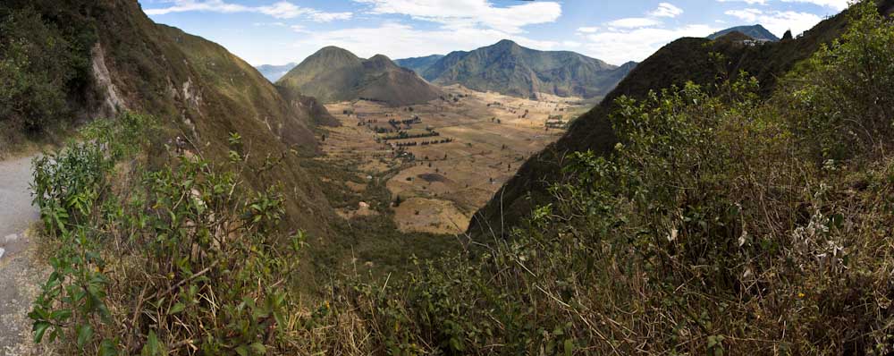 Ecuador: Pululahua Crater - Panorama