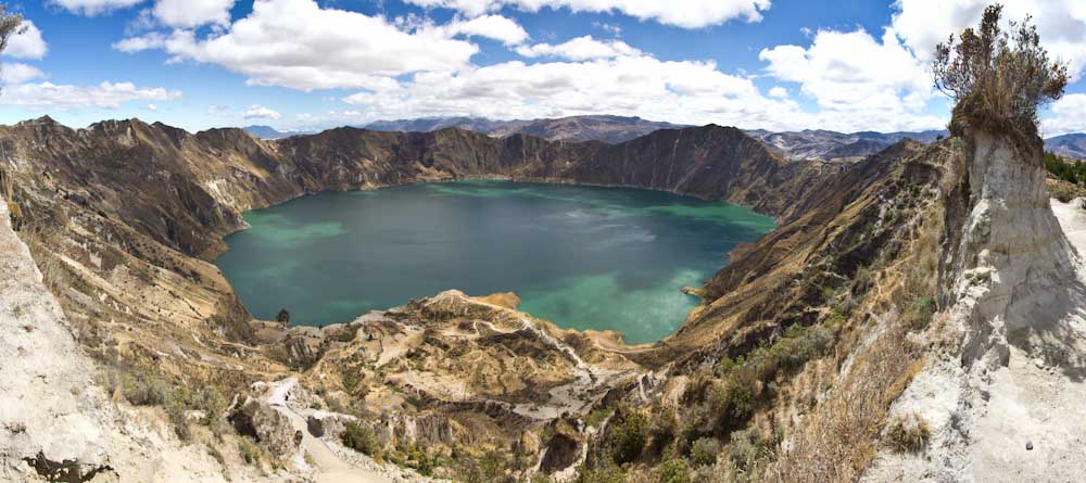 Ecuador: Quilatoa Crater - Panorama
