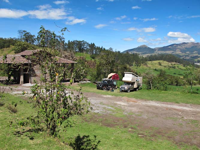 Ecuador: Reserva Pasochoa - Campsite