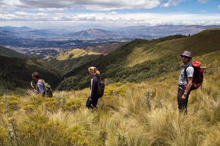 Ecuador: Reserva Pasochoa - on the way down
