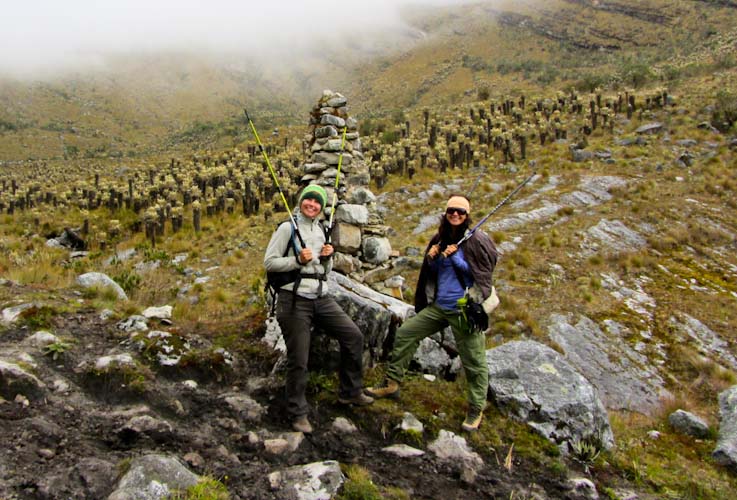 Colombia: Central Highlands - NP Cocuy: hiking in the rain