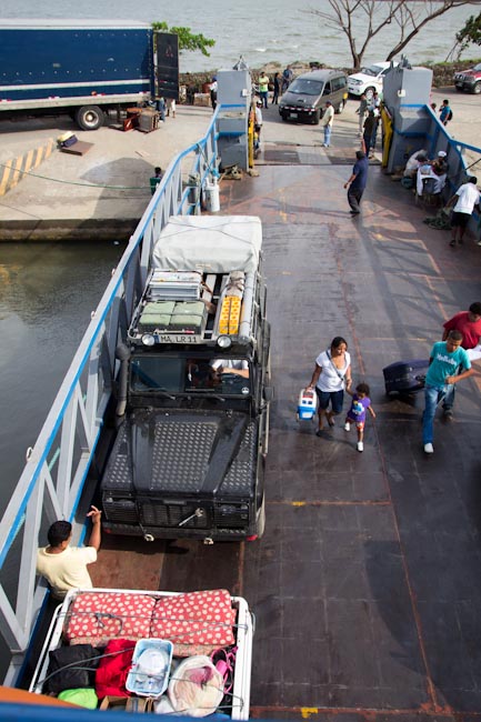 Nicaragua: Ometepe; ferry trip to the island