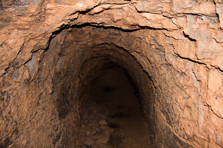 San Ramon: Finca La Leonesa: old Gold Mine Tunnel