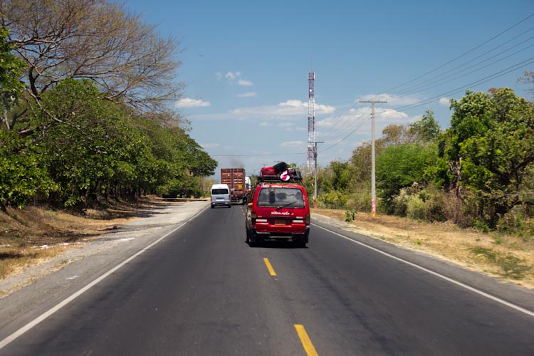 Nicaragua: always overtaking