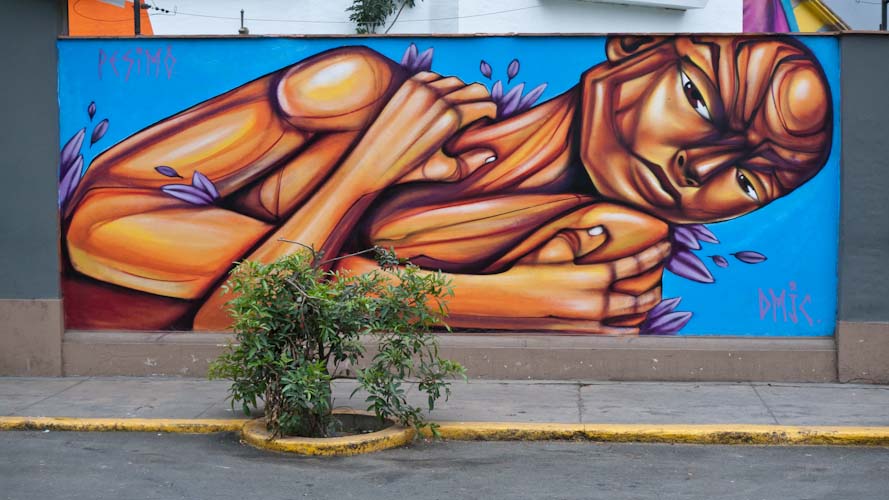 Peru: Lima - Miraflores: Mural