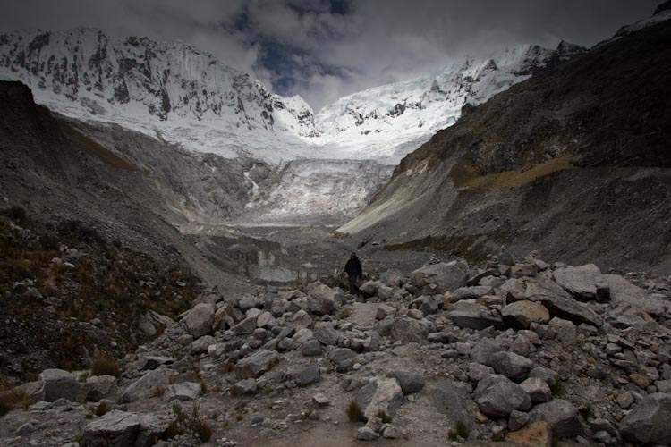 Peru: Cordillera Blanca - Laguna Llaca: Glacier