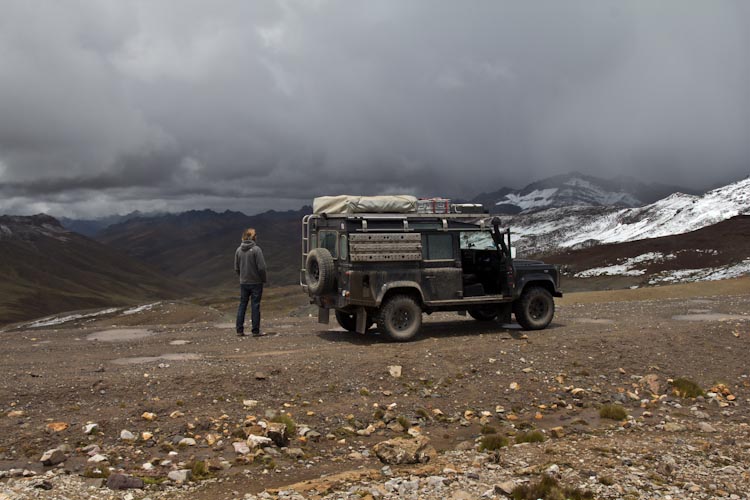 Peru: Cordillera Blanca - Pass Yanashalla: What a view