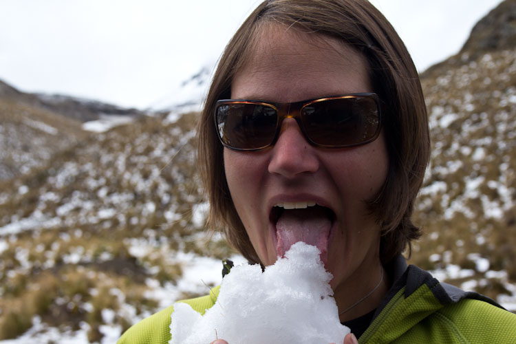 Peru: Cordillera Blanca - SNOW!!!
