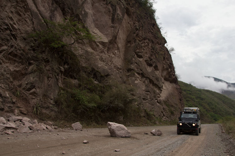 Peru: close to the border - nice "present"