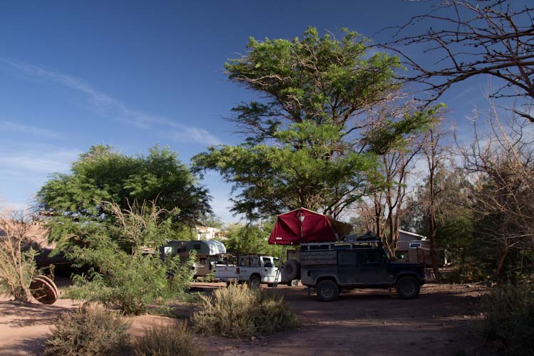 Chile: San Pedro de Atacama - Campsite