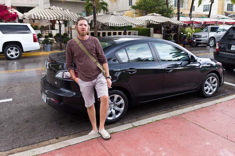 USA: Florida - Miami: our sporty rental car