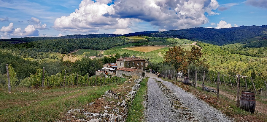Weingut in der Chianti Region