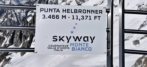 Sky Way - auf den Punta Helbronner